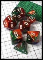 Dice : Dice - Dice Sets - Chessex Gemini Green Red w White 26431 - Ebay Sept 2010